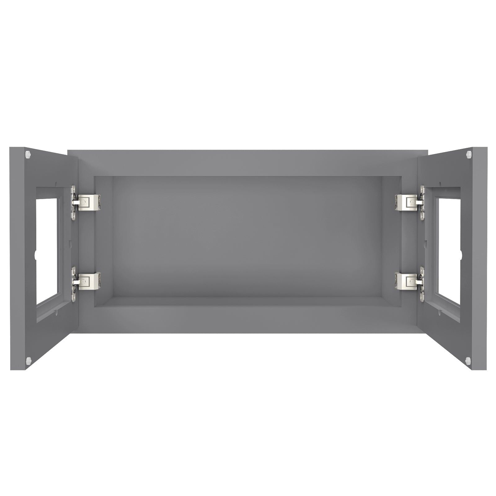 12"D*24"W*12"H Birch Solid Wood Medicine Cabinet Wall Mounted W2412GD