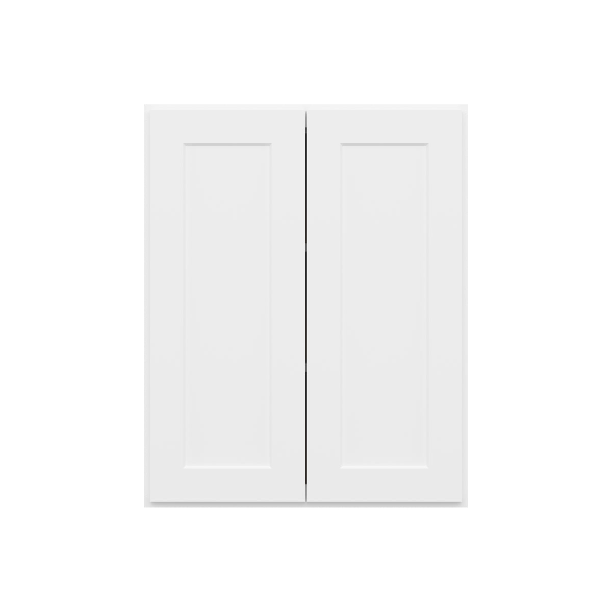 HOMLUX Easy-DIY 24-in W x 12-in D x 42-in H in Shaker White Ready to Assemble Wall Kitchen Cabinet