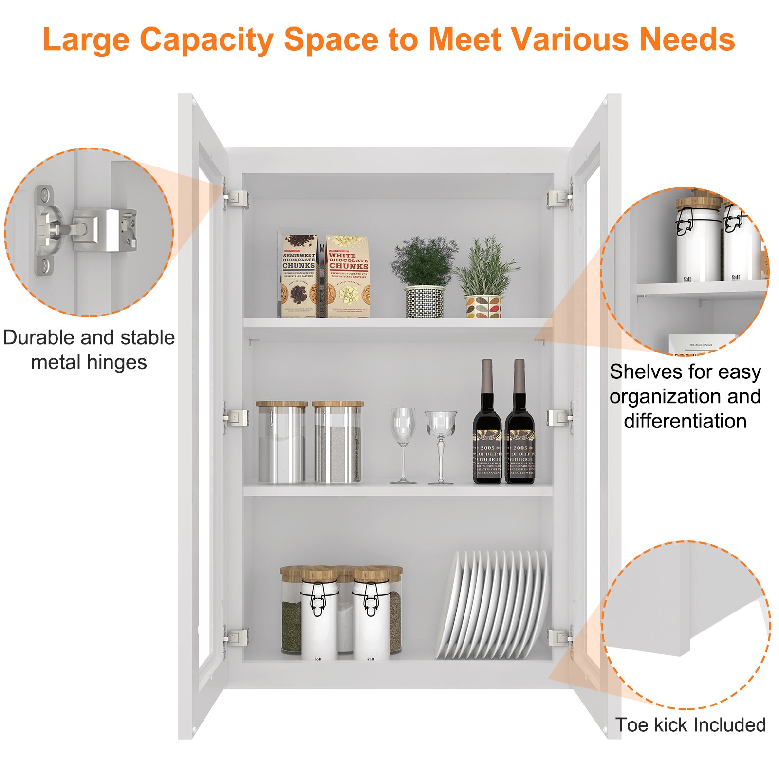 12"D*24"W*36"H Birch Solid Wood Medicine Cabinet Wall Mounted W2436GD