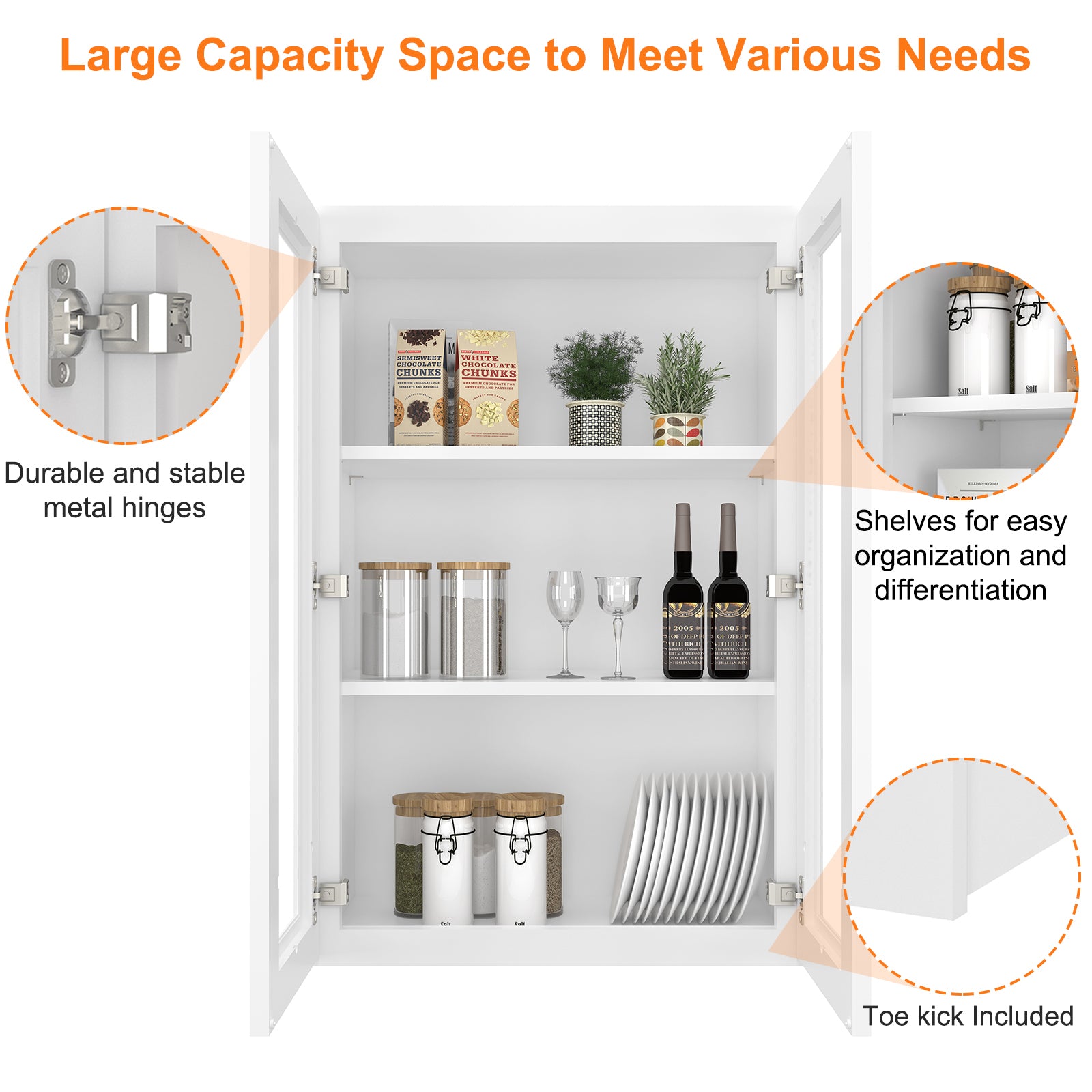 12"D*24"W*36"H Birch Solid Wood Medicine Cabinet Wall Mounted W2436GD