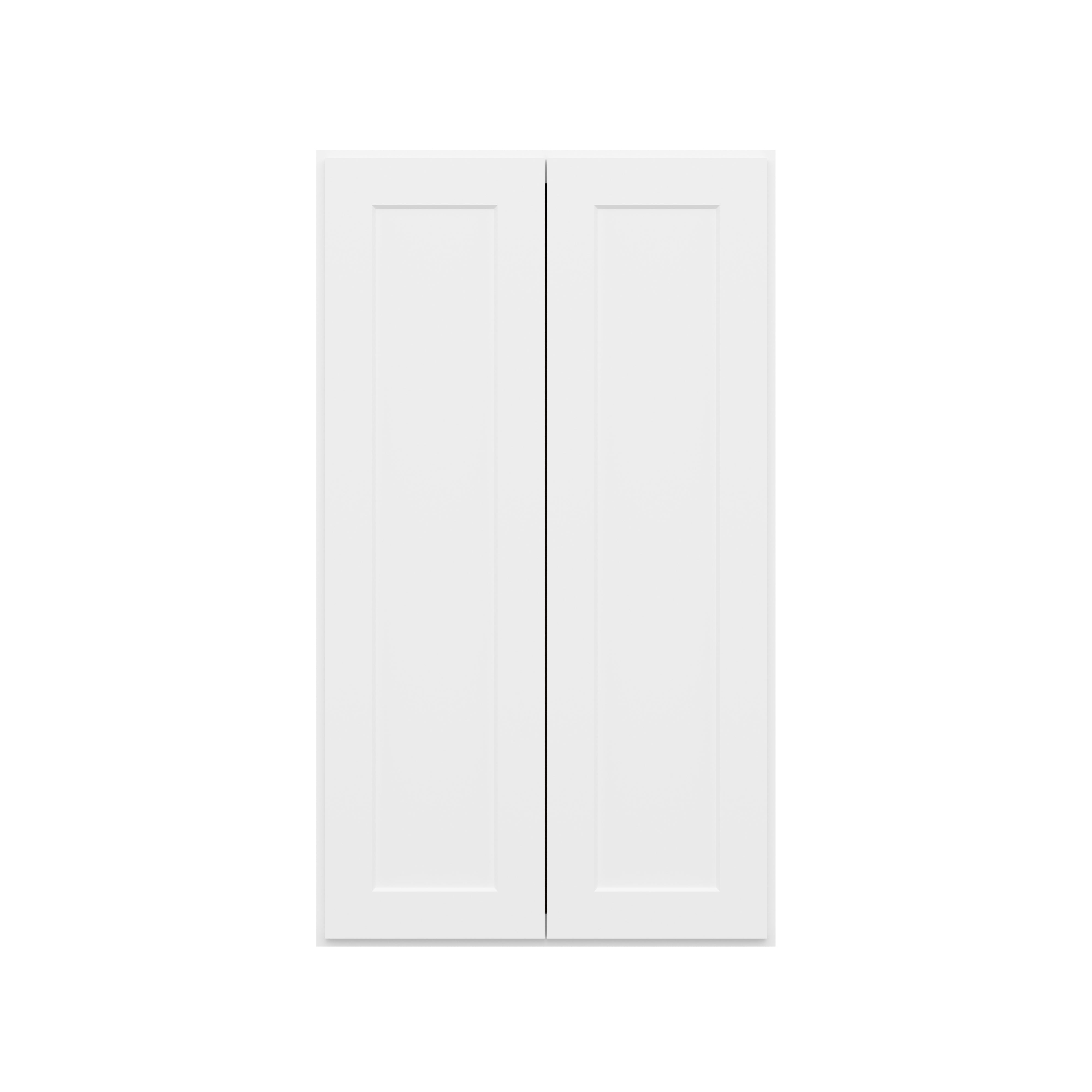 Easy-DIY 24-in W x 12-in D x 42-in H in Shaker White Ready to Assemble Wall Kitchen Cabinet