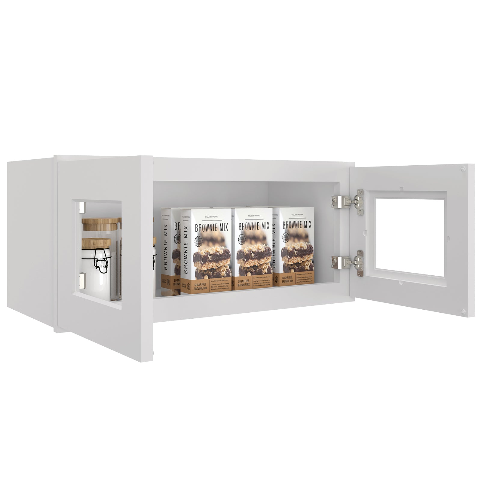 12"D*27"W*12"H Birch Solid Wood Medicine Cabinet Wall Mounted W2712GD