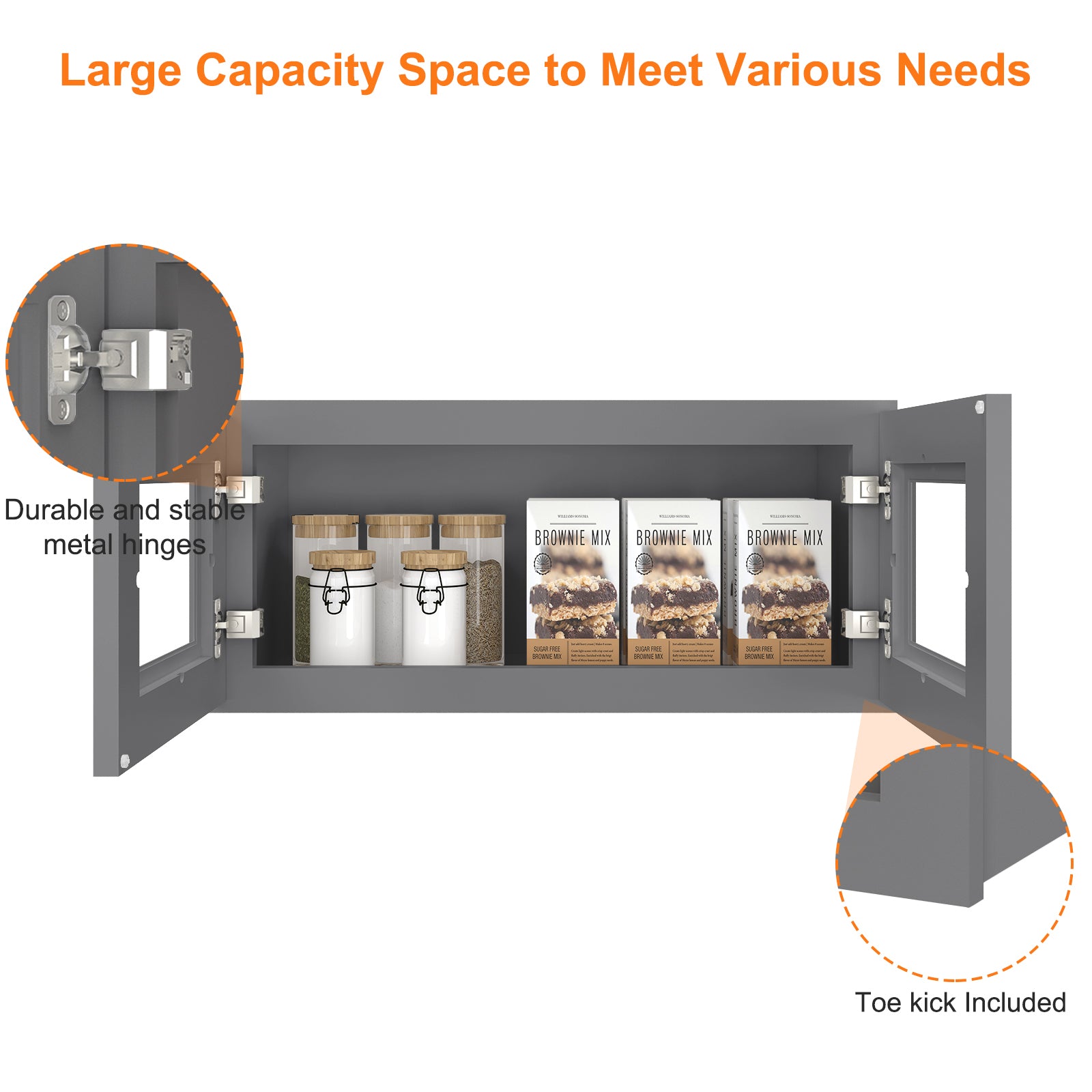 12"D*27"W*12"H Birch Solid Wood Medicine Cabinet Wall Mounted W2712GD