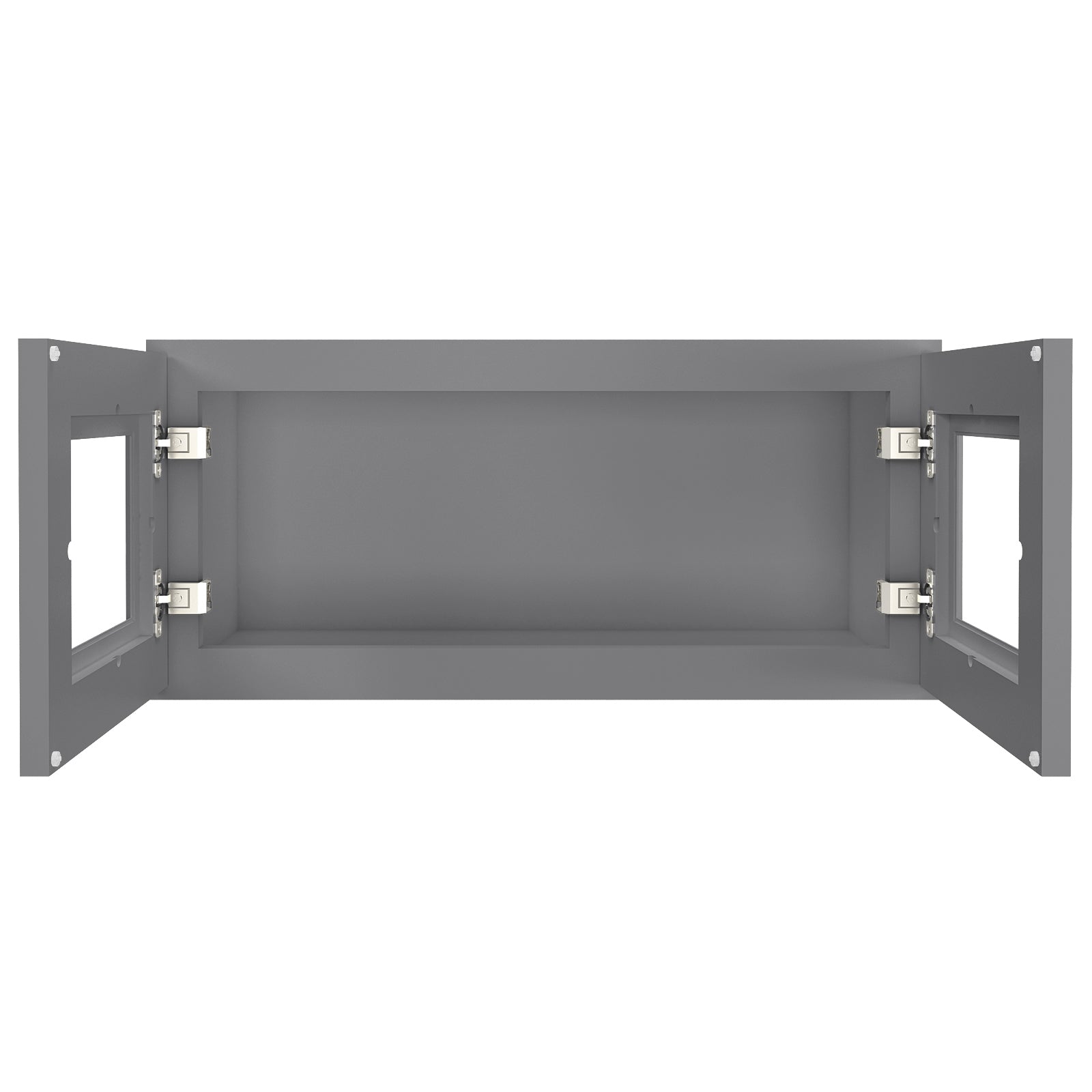 12"D*27"W*12"H Birch Solid Wood Medicine Cabinet Wall Mounted W2712GD