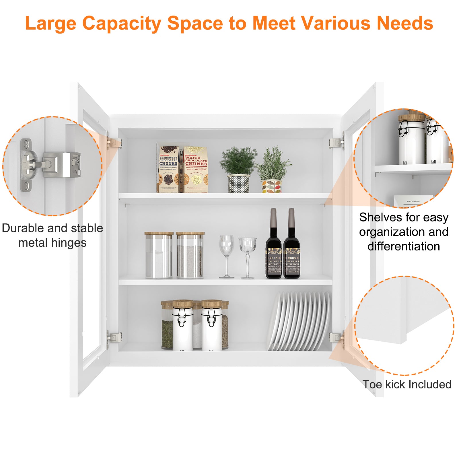 12"D*30"W*30"H Birch Solid Wood Medicine Cabinet Wall Mounted W3030GD