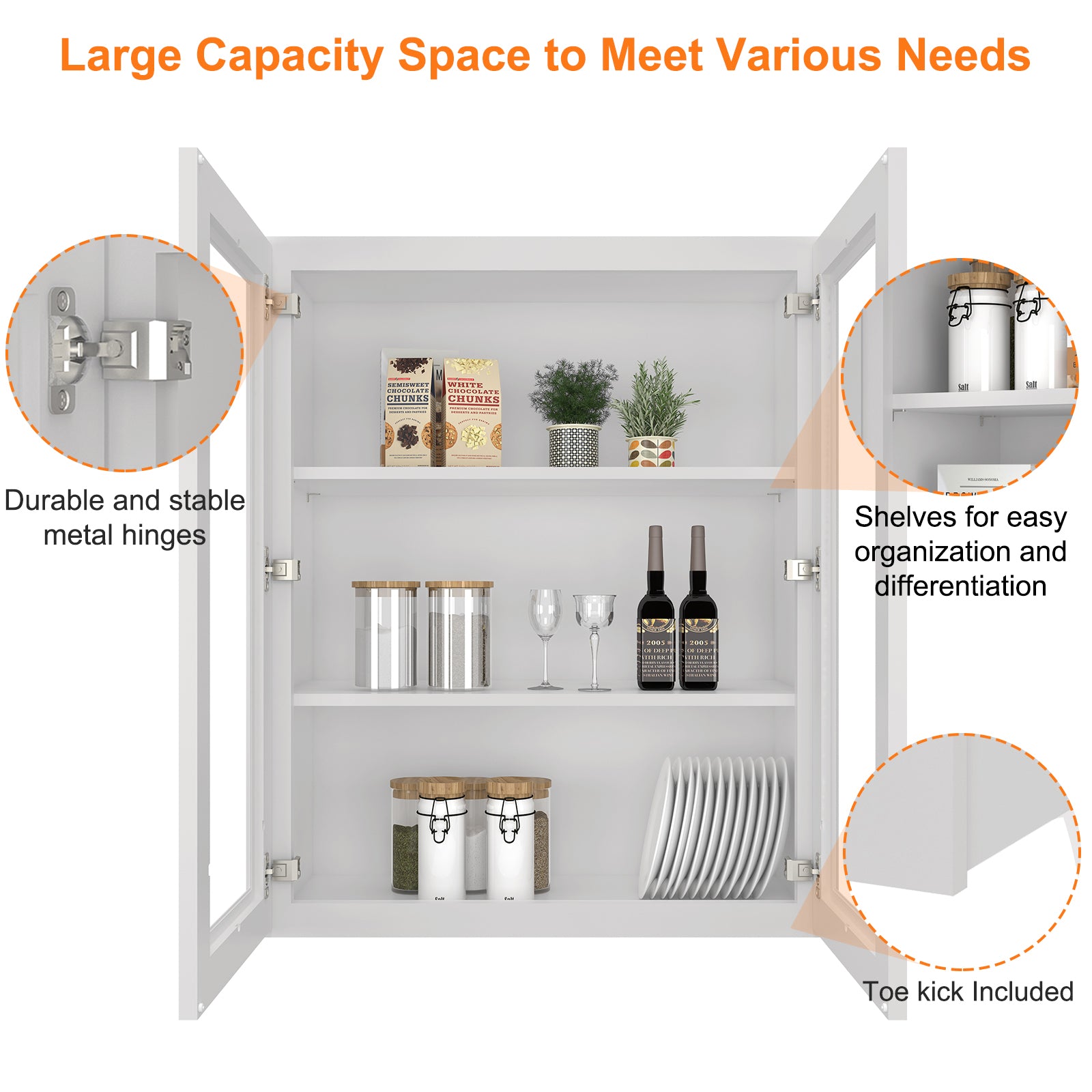 12"D*30"W*36"H Birch Solid Wood Medicine Cabinet Wall Mounted W3036GD