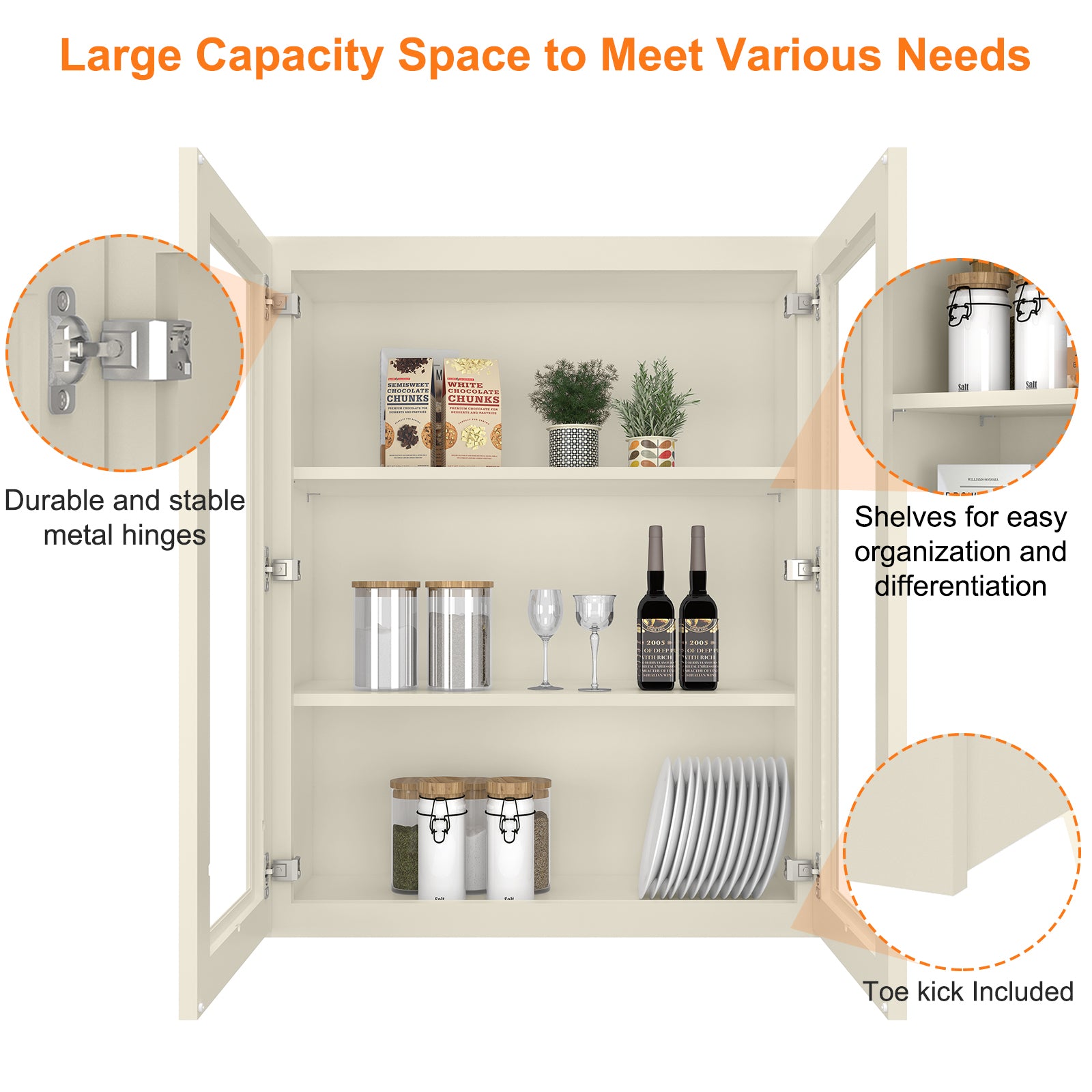 12"D*30"W*36"H Birch Solid Wood Medicine Cabinet Wall Mounted W3036GD