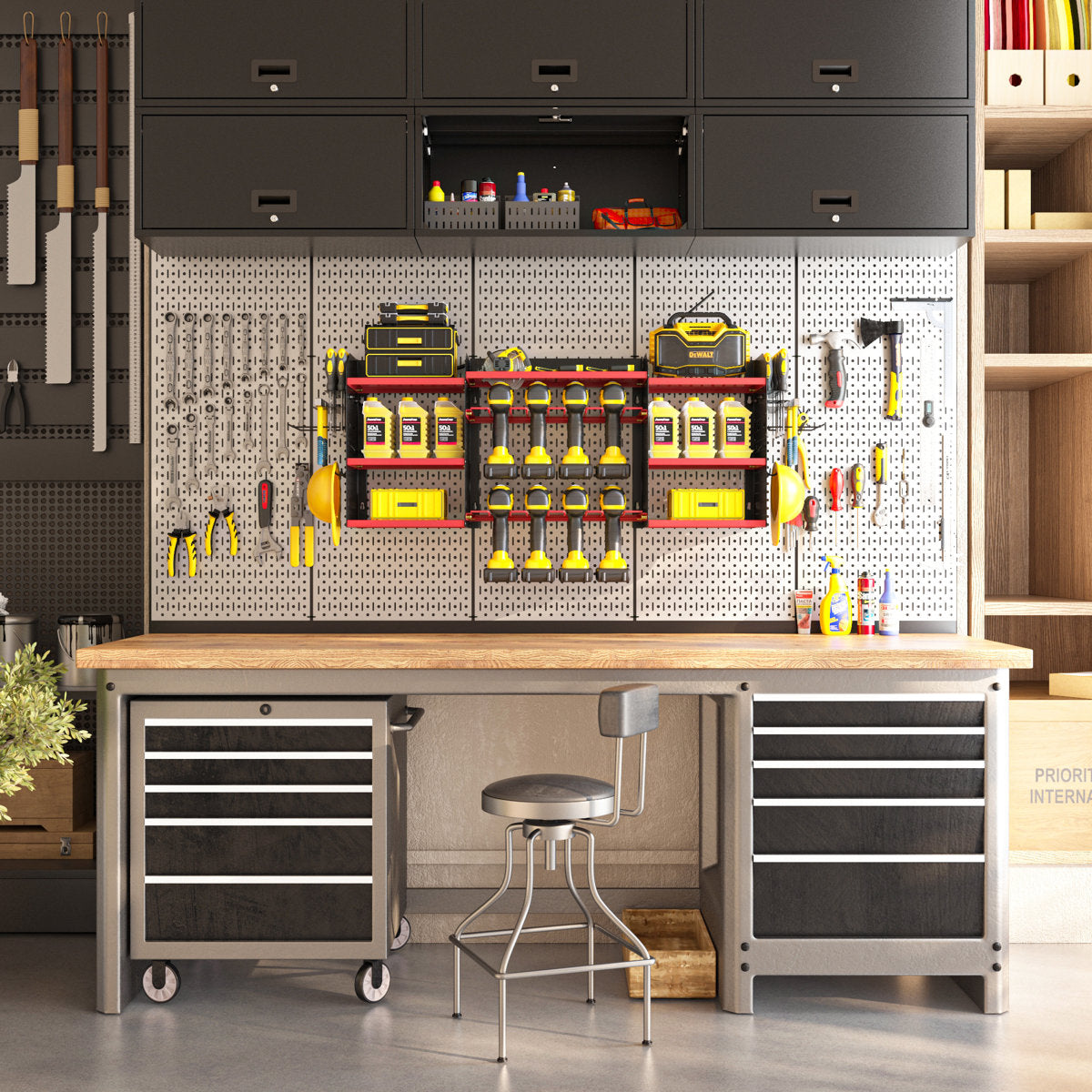 Wall-Mounted Power Tool Organize