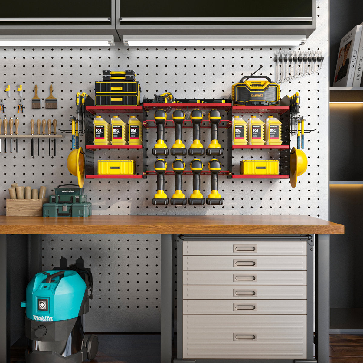 Wall-Mounted Power Tool Organize