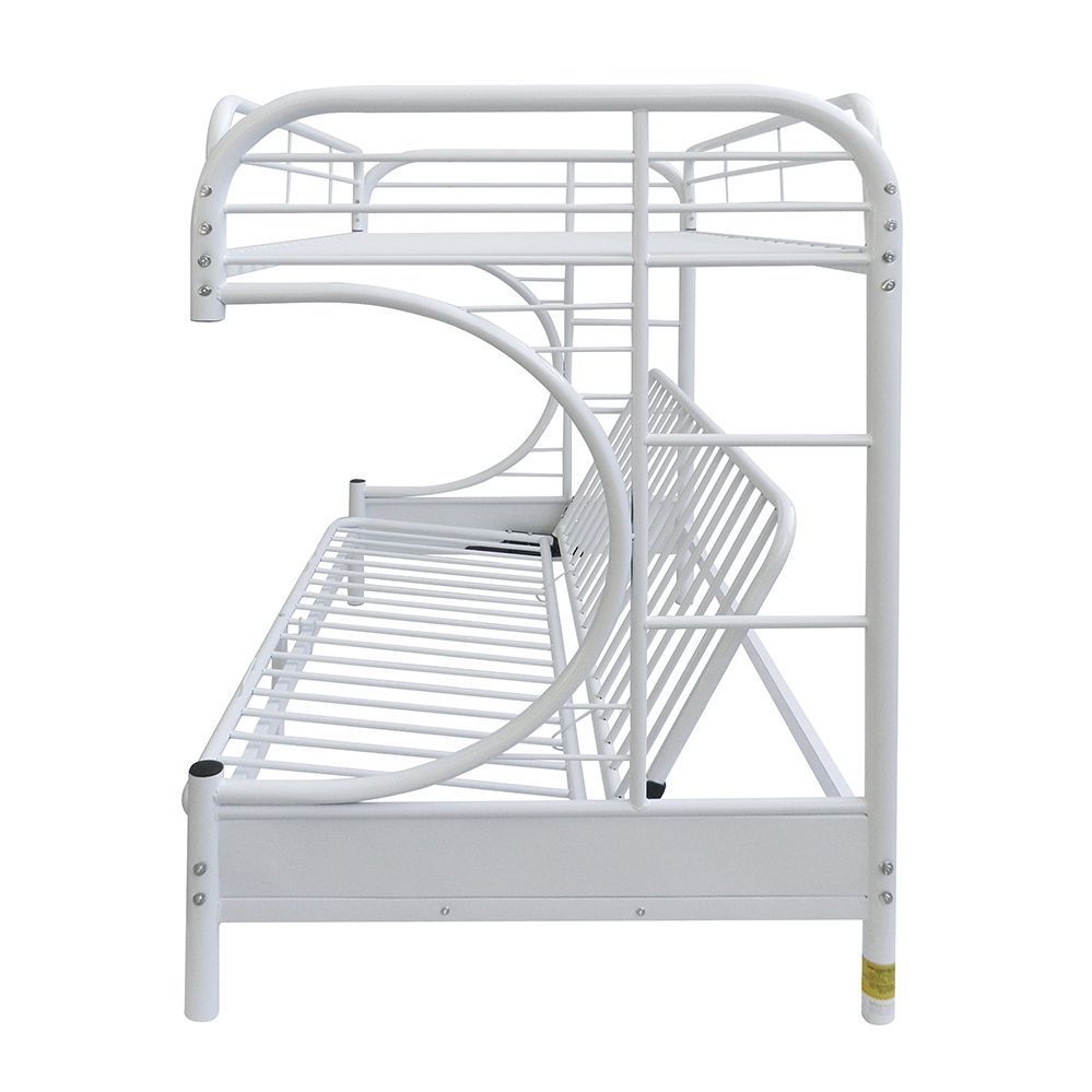 Eclipse Bunk Bed (Twin/Full/Futon) in White 02091WH