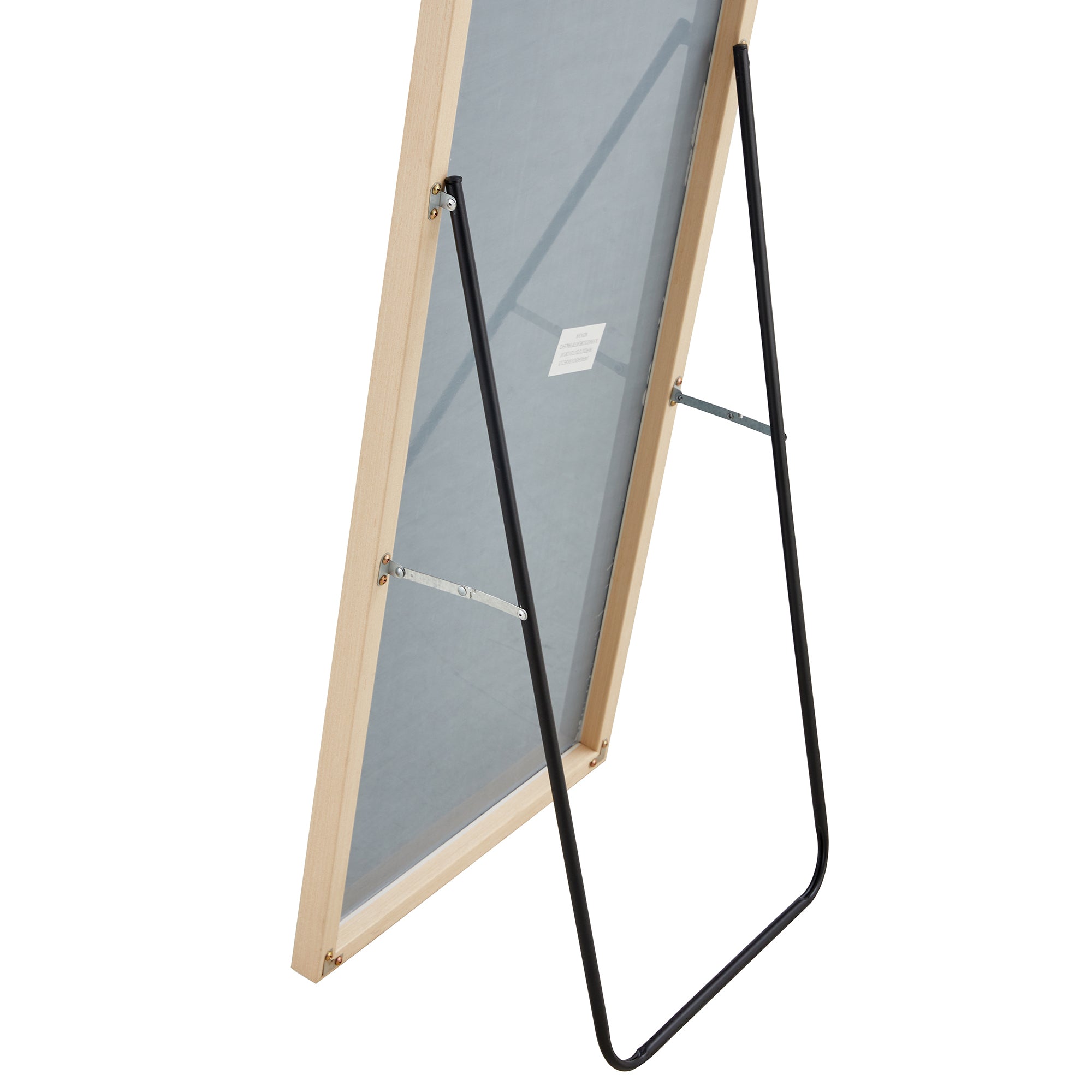 Oak solid wood frame full length mirror, dressing mirror, bedroom entrance, decorative mirror, clothing store, and floor mounted mirror. 60" *17.3"