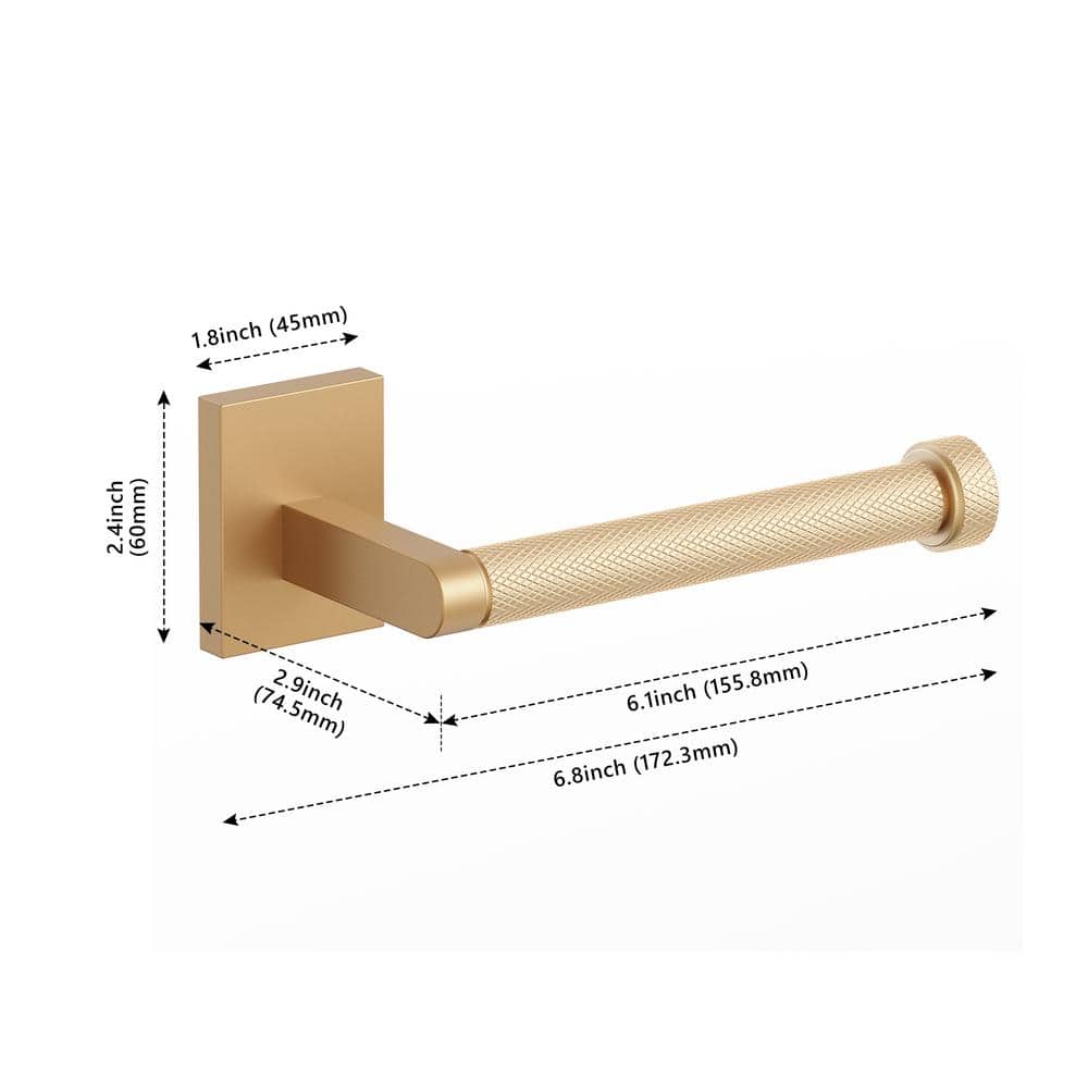 Wall Mounted Single Arm Toilet Paper Holder