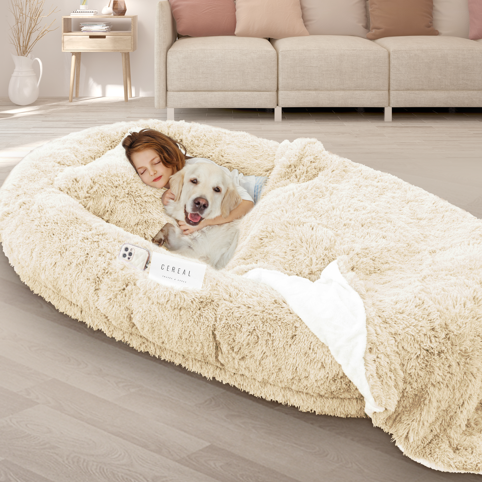 Memory Foam Washable Dog Bed