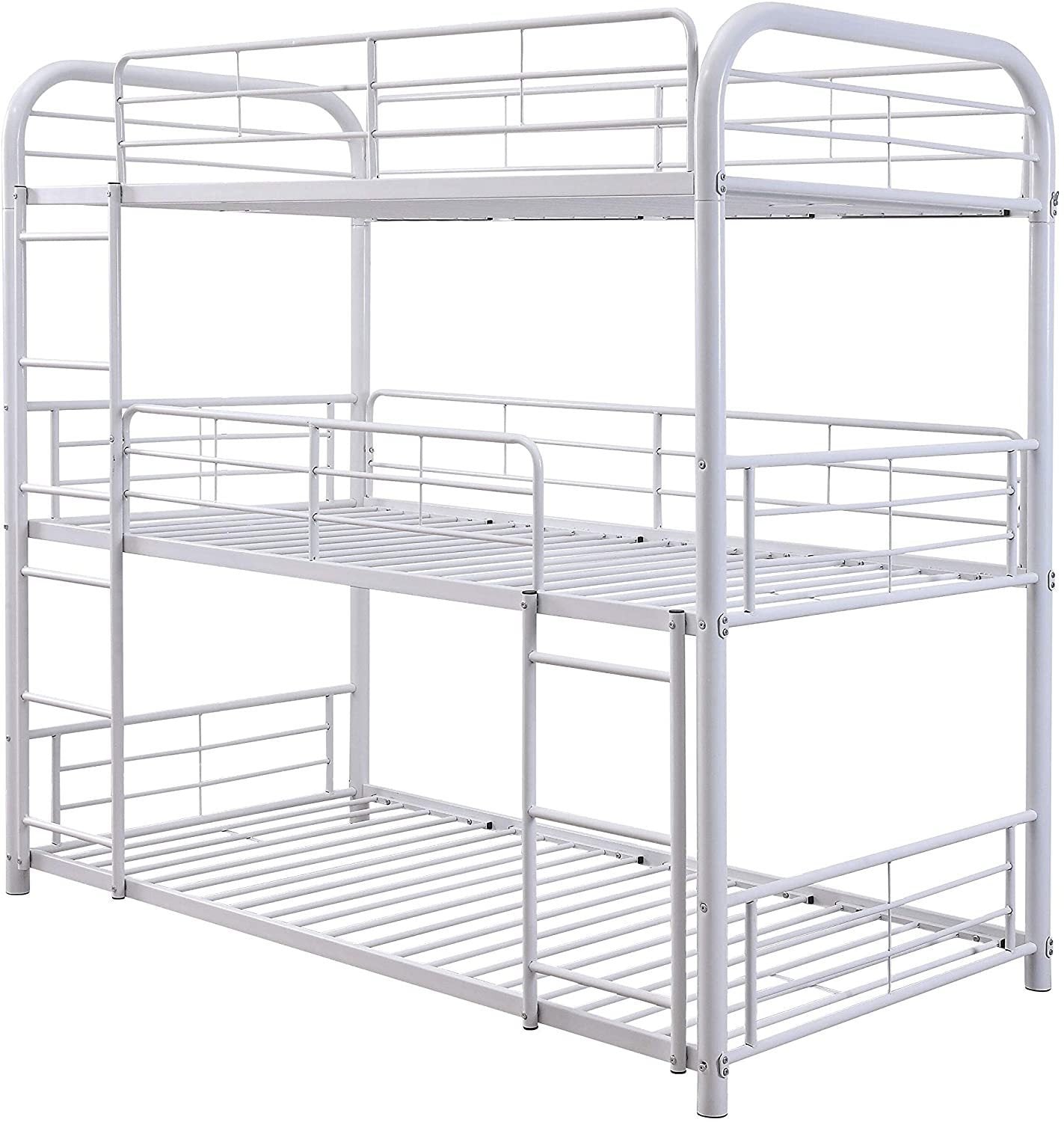Cairo Bunk Bed - Triple Twin in White 38110
