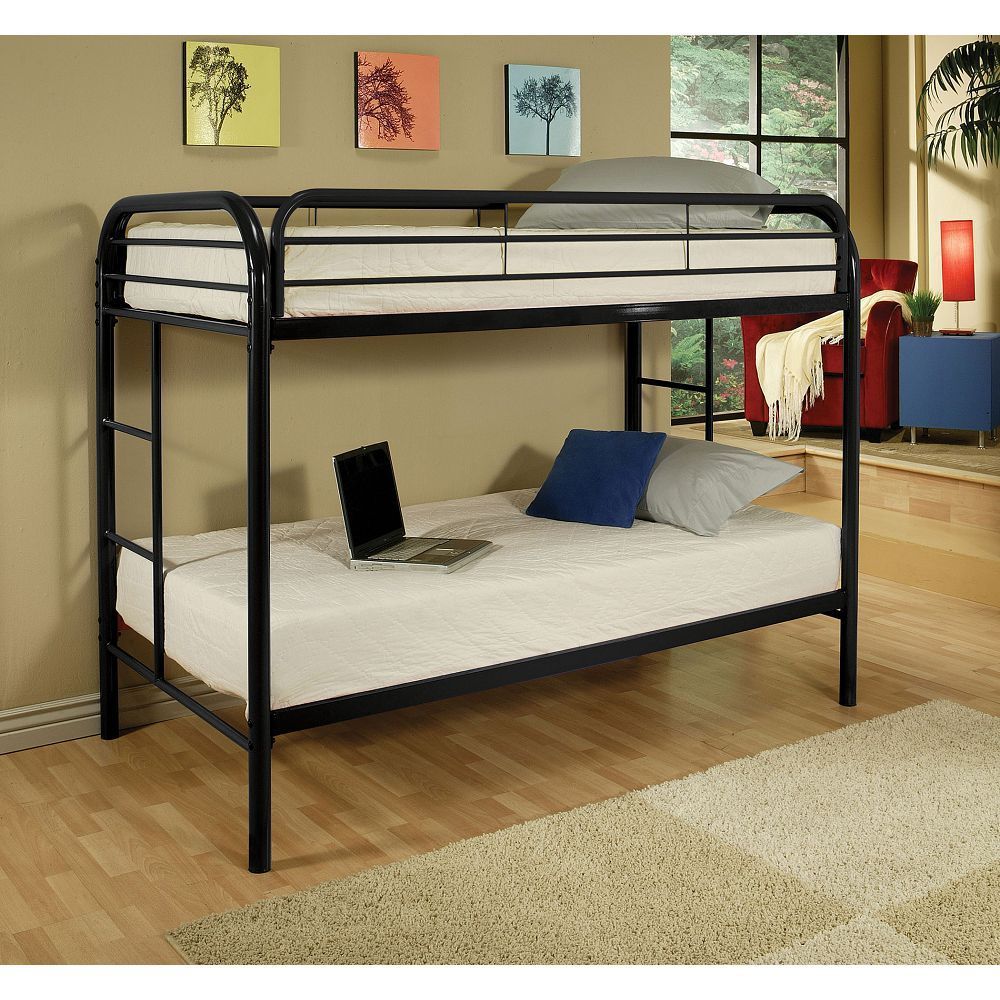 Thomas Bunk Bed (Twin/Twin) in Black 02188BK