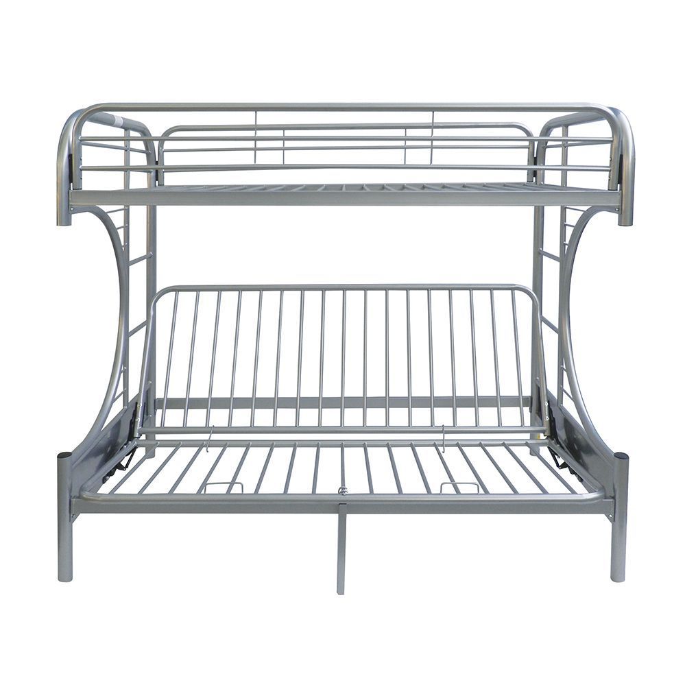 ACME Eclipse Bunk Bed (Twin/Full/Futon) in Silver 02091SI