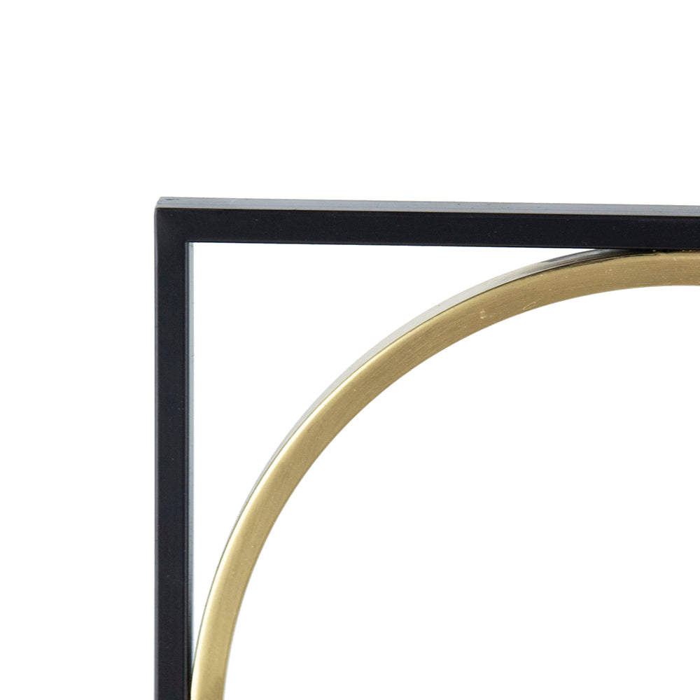 35.6" in Eclectic Styling Metal Beaded Black Wall Mirror with Contemporary Design for Bedroom,Liveroom & Entryway