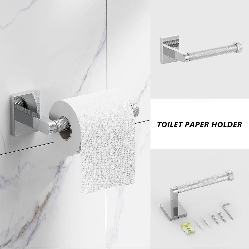 Wall Mounted Single Arm Toilet Paper Holder