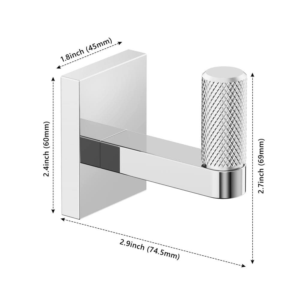 Single J-Hook Robe/Towel Hook