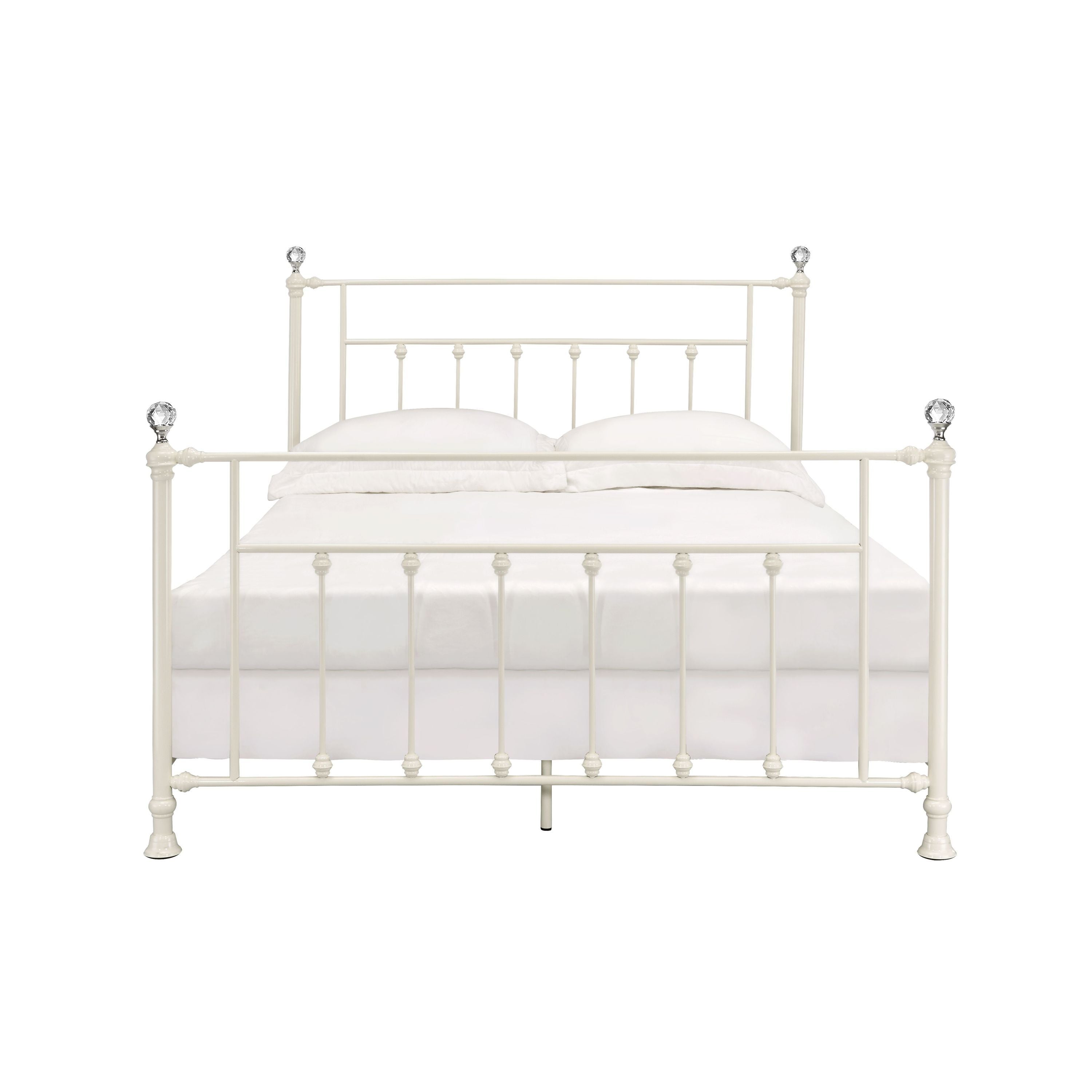 Comet Queen Bed, White Finish BD00134Q