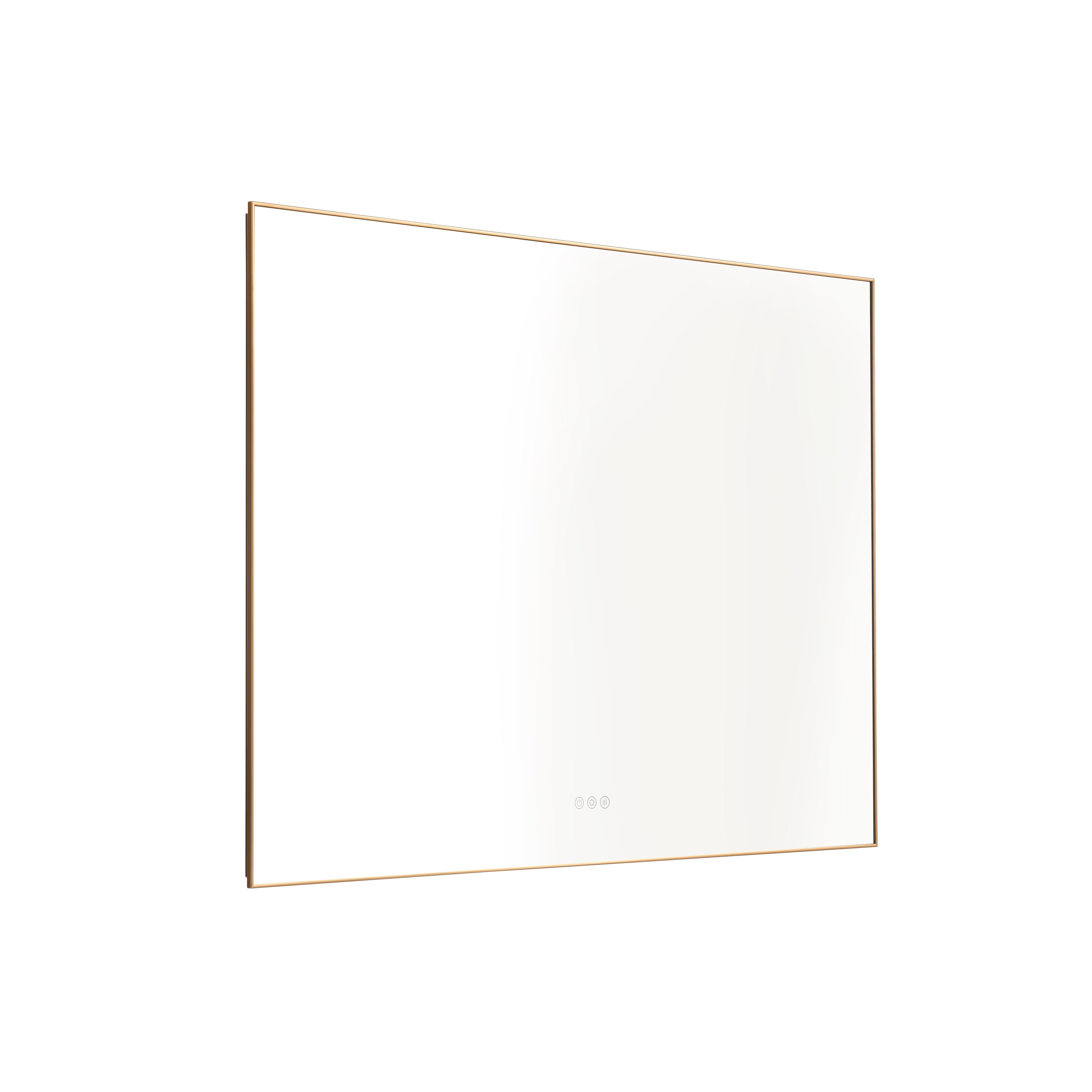 Super Bright Led Bathroom Mirror with Lights, Metal Frame Mirror Wall Mounted Lighted Vanity Mirrors for Wall, Anti Fog Dimmable Led Mirror for Makeup, Horizontal/Verti