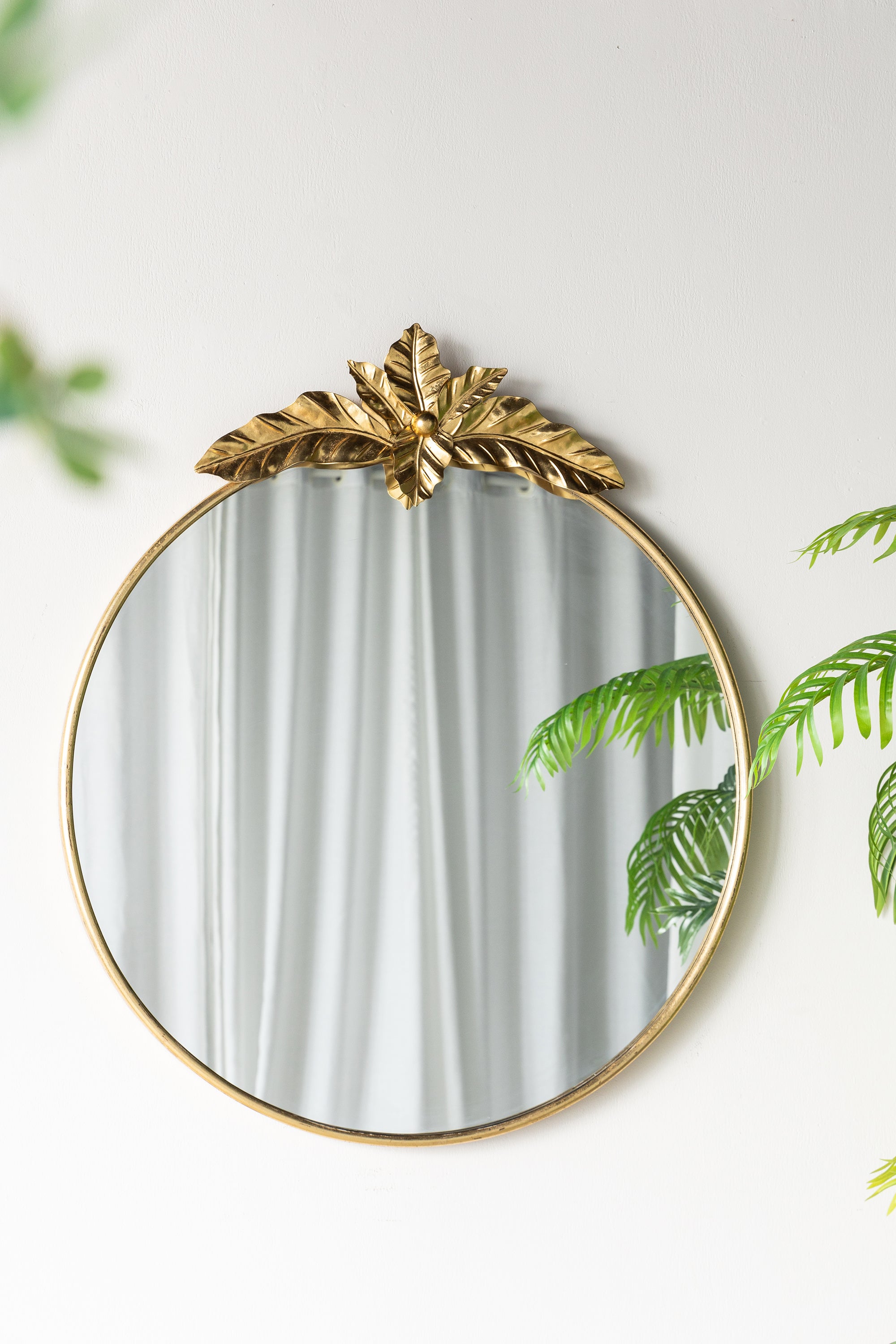 36" x 41" Large Round Wall Mirror with Gold Metal Frame, Circle Accent Mirror for Living Room Bedroom Entryway