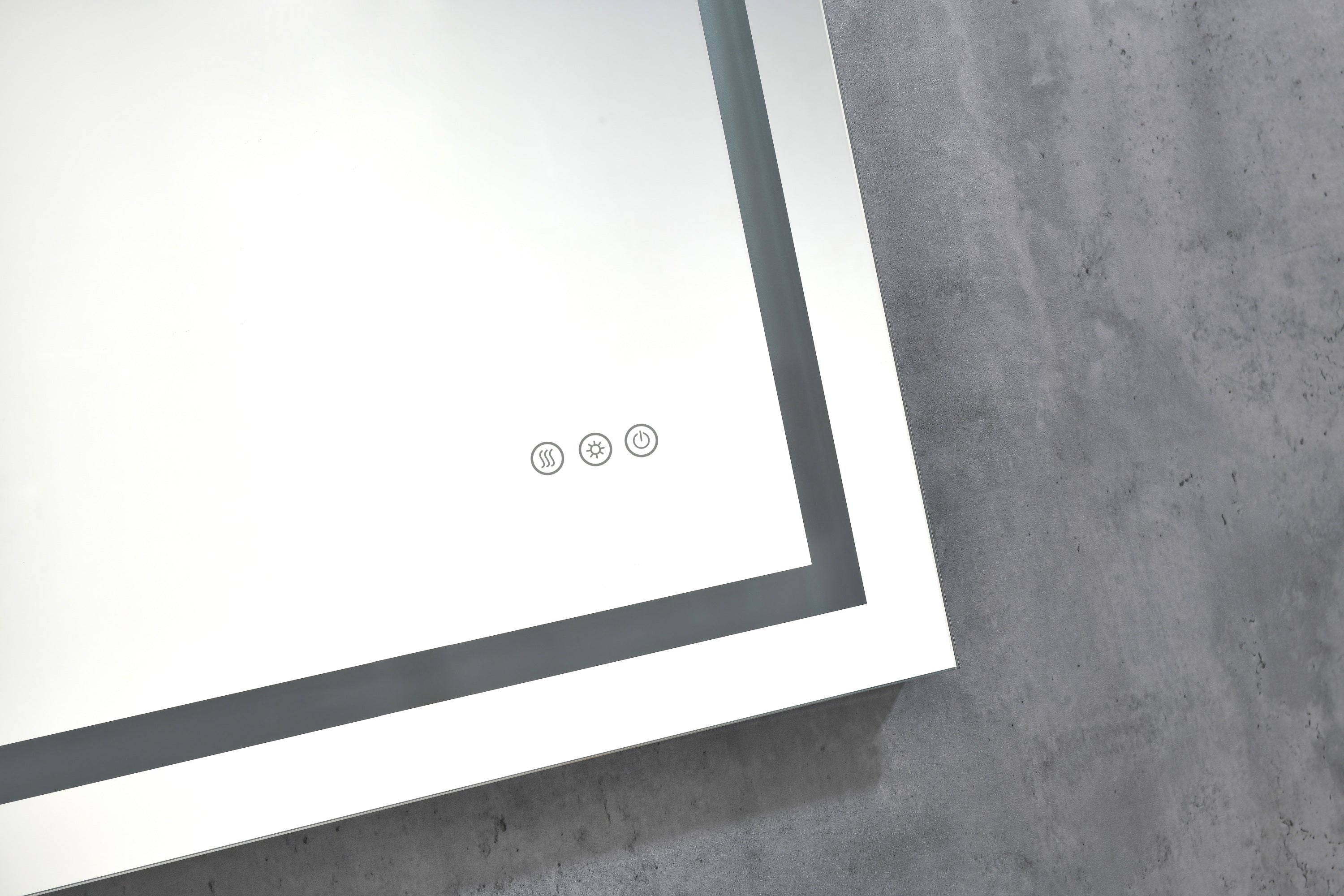 LED Bathroom Mirror  36 "x 30  " with Front and Backlight, Large Dimmable Wall Mirrors with Anti-Fog, Shatter-Proof, Memory, 3 Colors, LED Vanity Mirror