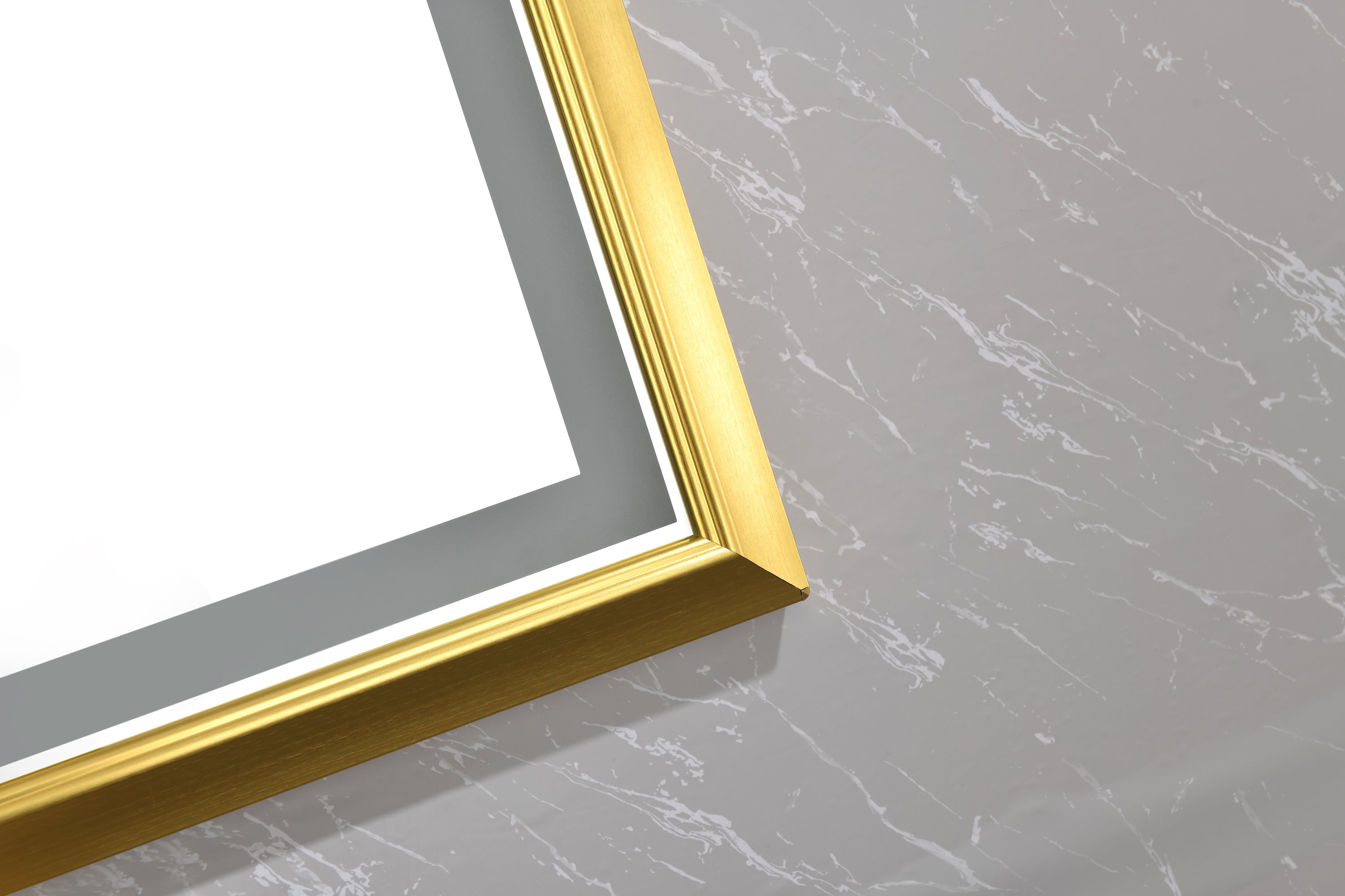 bathroom  led mirror is multi-functional and each function is controlled by a smart touch button.