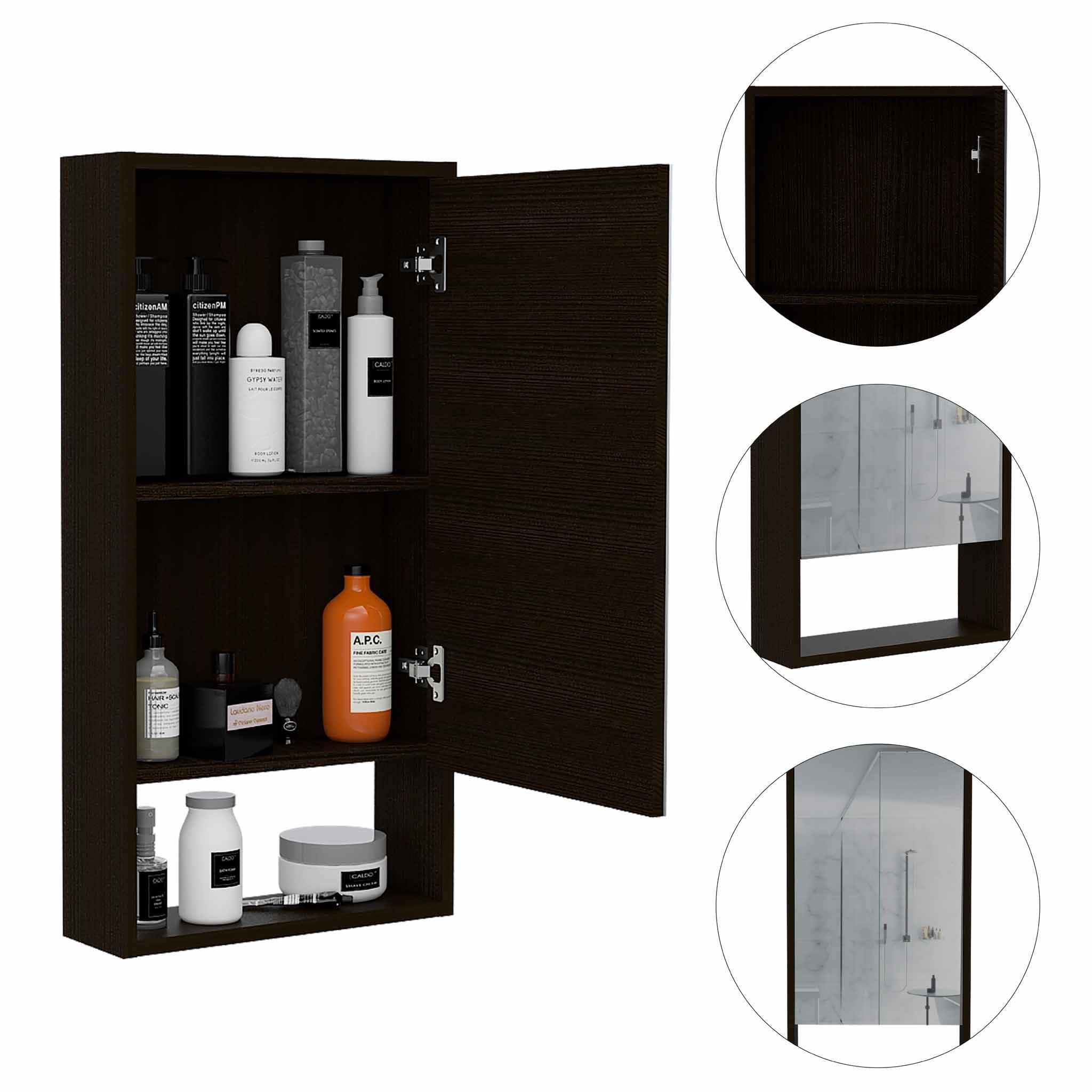 Rectangle Medicine Cabinet with Mirror
