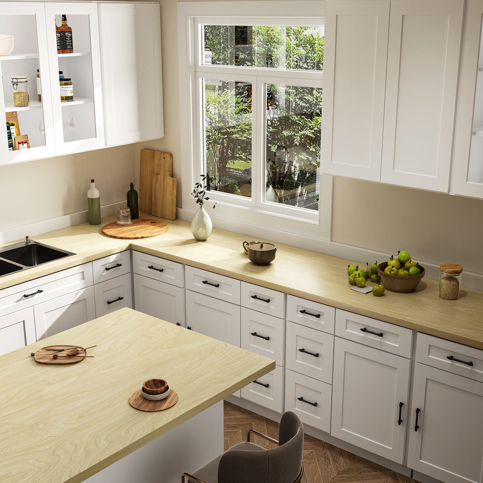 Solid Wood Rectangular Table Top