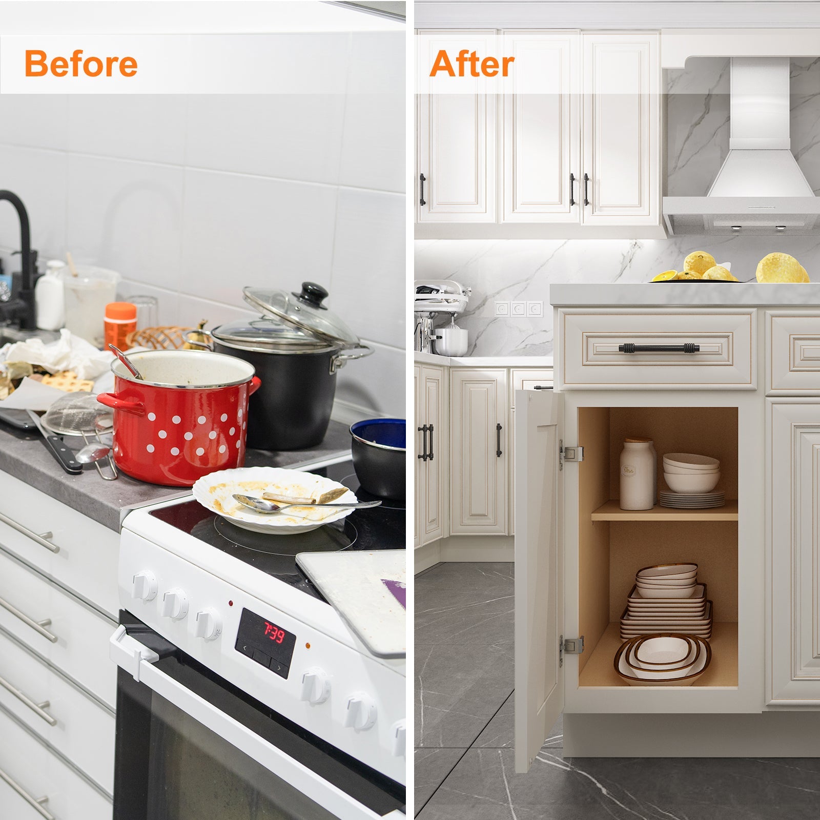 24"D Birch Solid Wood X 15"W X 34-1/2"H Base Kitchen Cabinet B15