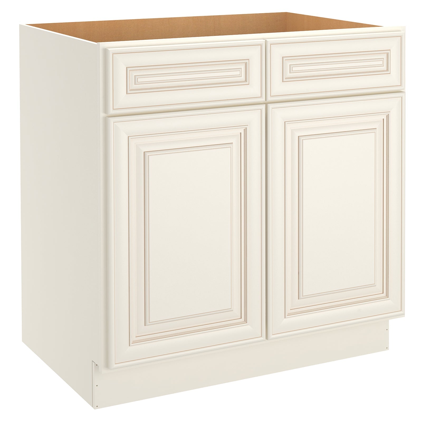 24"D Birch Solid Wood X 30"W X 34-1/2"H Base Kitchen Cabinet B33