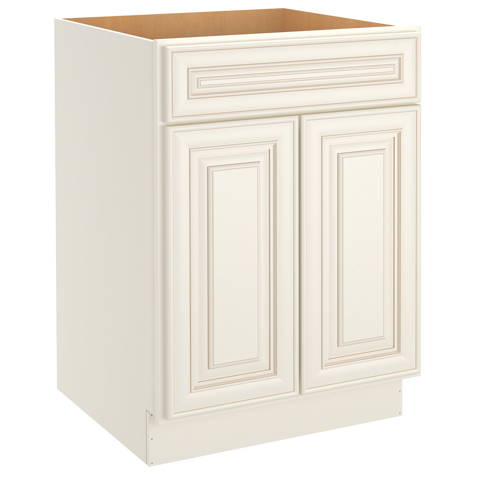 24"D Birch Solid Wood X 24"W X 34-1/2"H Base Kitchen Cabinet B24