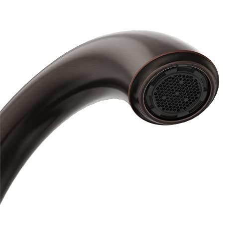 2-Handle Bathroom Sink Faucet 3 Hole, Oil Rubbed Bronze Bathroom Faucet, Centerset Bathroom Faucet with Drain Assembly and Supply Hoses, 1.2 GPM Buylikepro