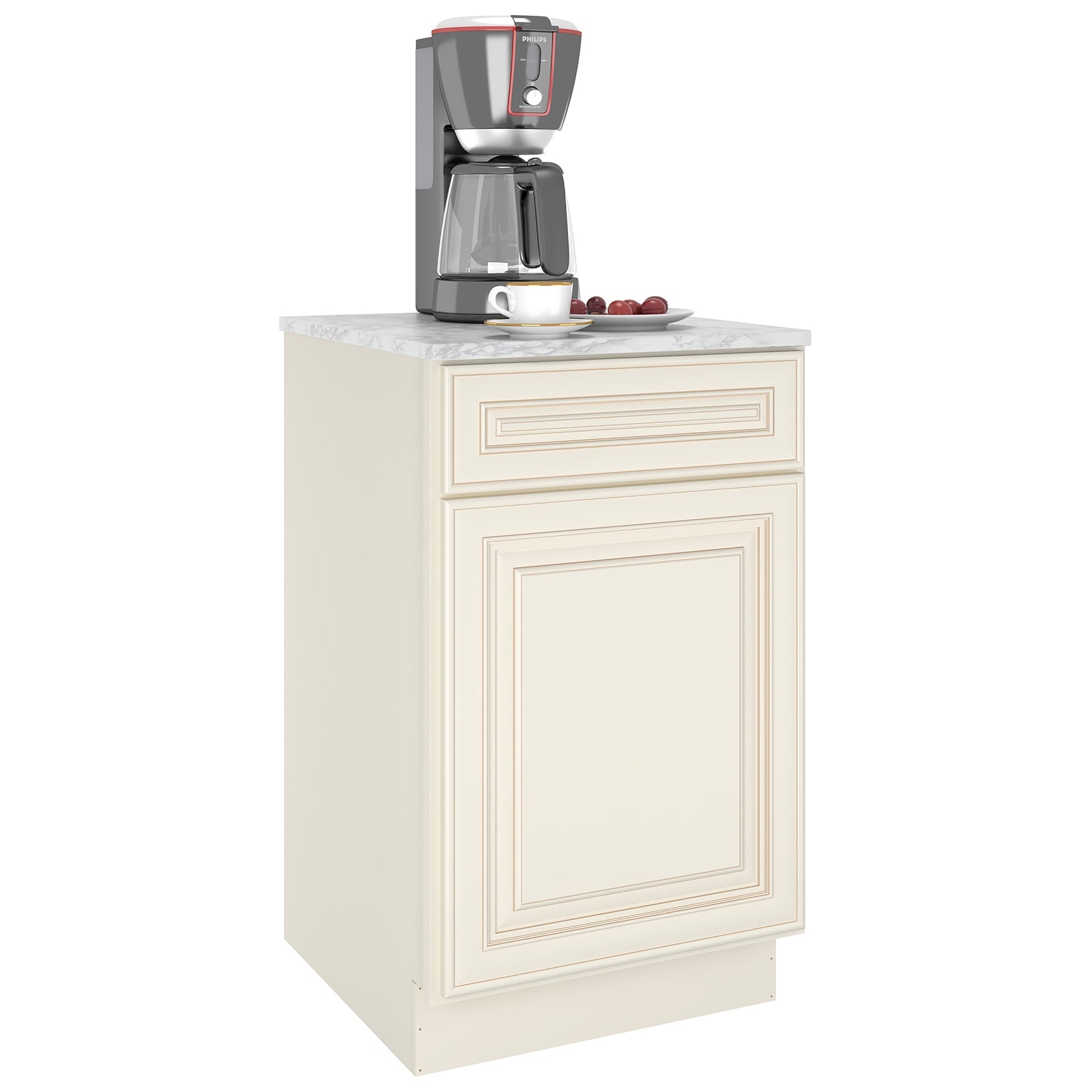 24"D Birch Solid Wood X 18"W X 34-1/2"H Base Kitchen Cabinet B21