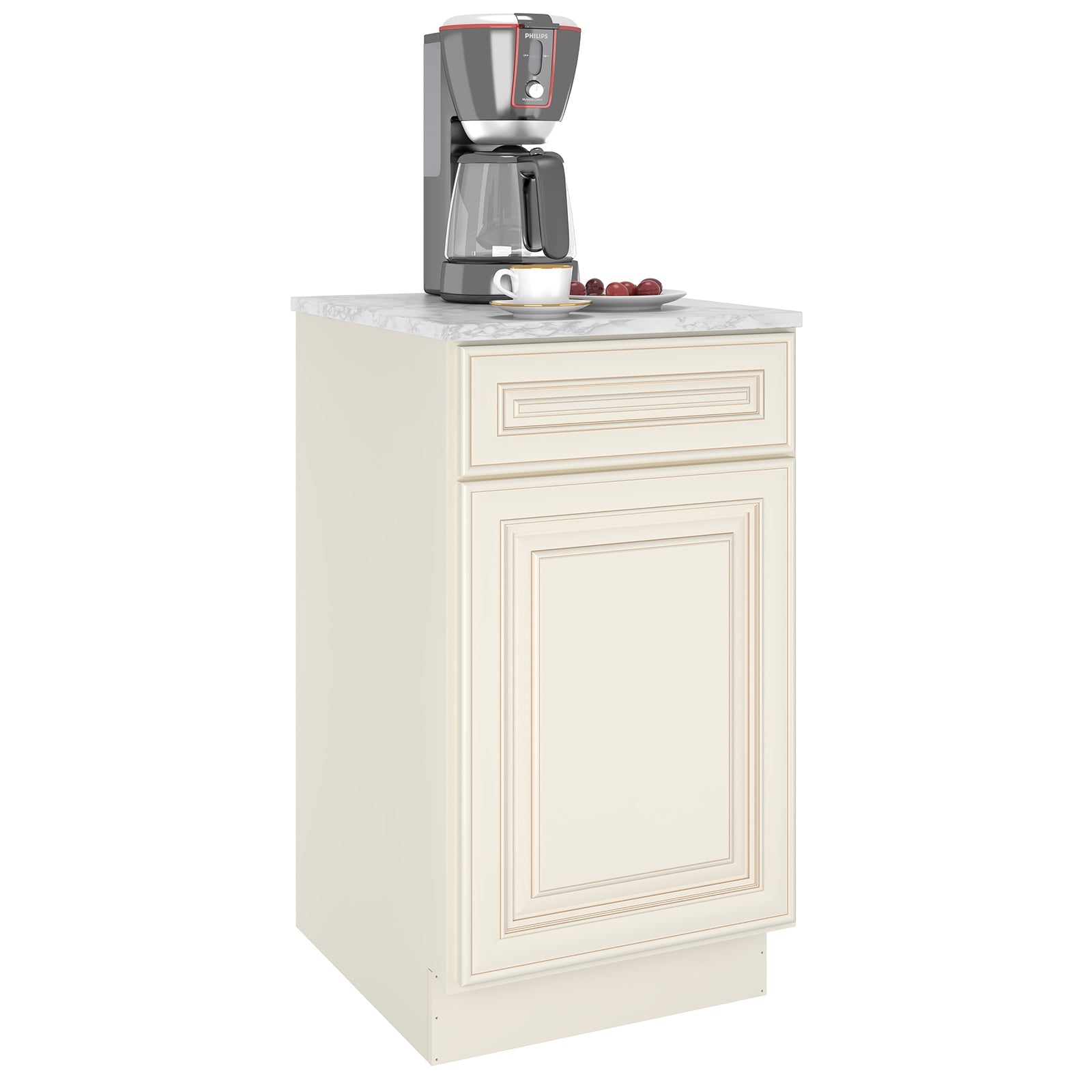 24"D Birch Solid Wood X 18"W X 34-1/2"H Base Kitchen Cabinet B18