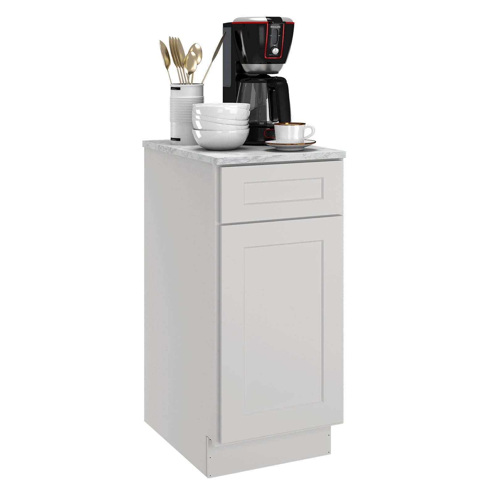 24"D Birch Solid Wood X 15"W X 34-1/2"H Base Kitchen Cabinet B15