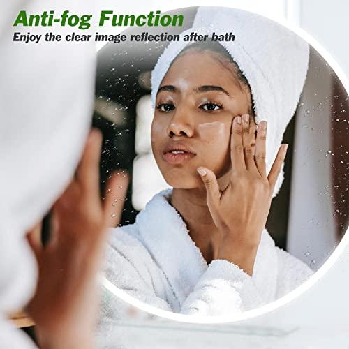 32 Inch LED Bathroom Mirror Round Vanity Mirror, Anti-Fog, Dimmable, 6000-6500K, Memory Function Led Wall Mirror for Bathroom, Vanity, Shaving Buylikepro