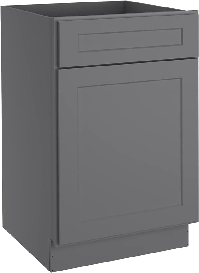 24"D Birch Solid Wood X 18"W X 34-1/2"H Base Kitchen Cabinet B21