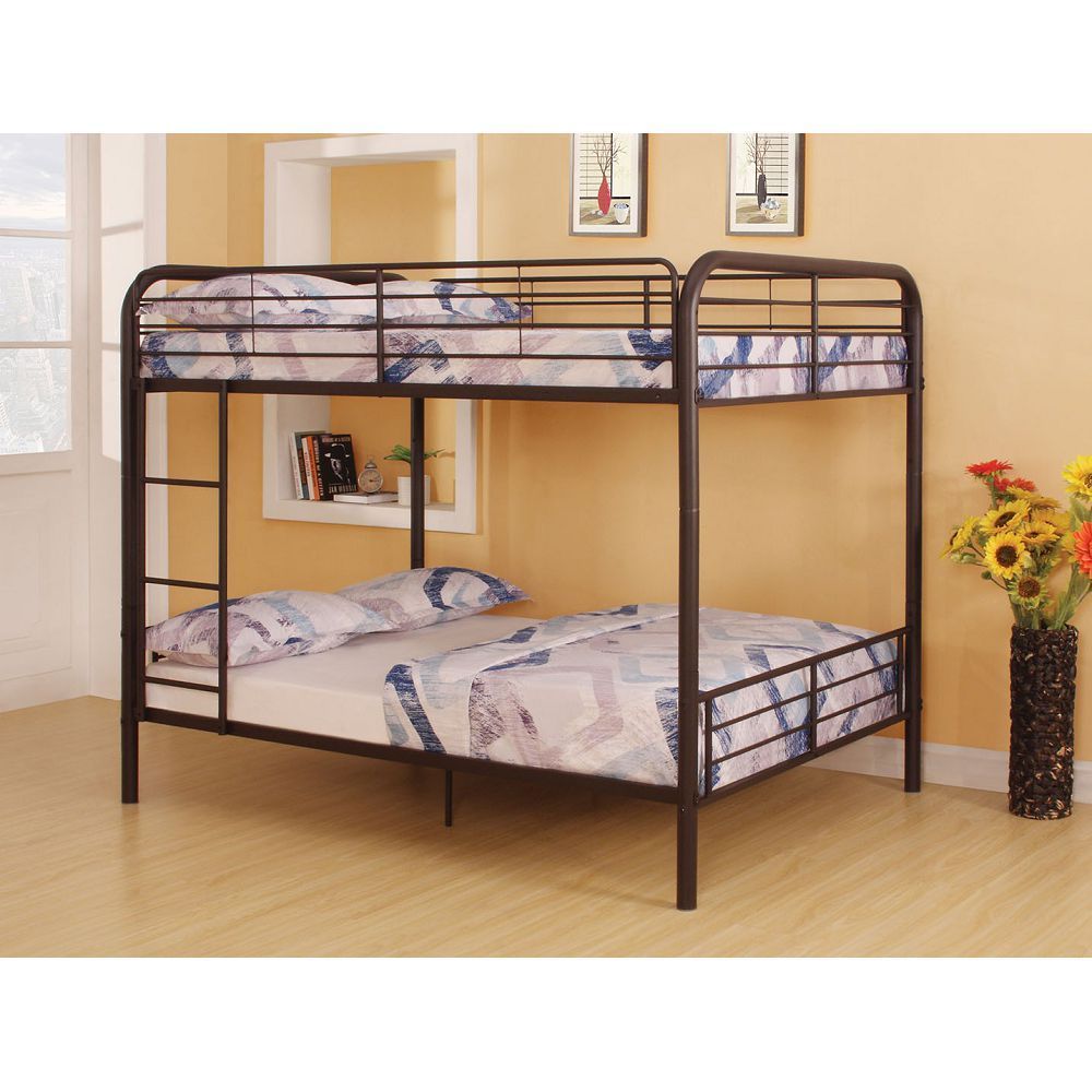 Bristol Bunk Bed (Full/Full) in Dark Brown 37433
