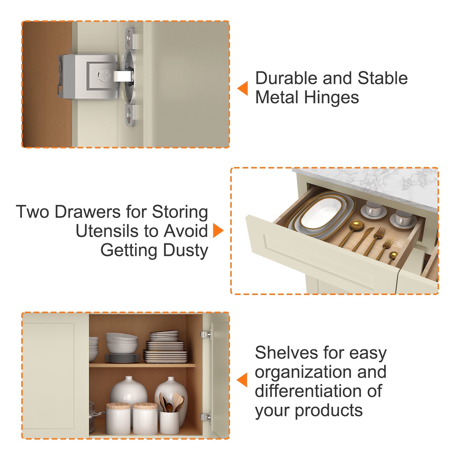 24"D Birch Solid Wood X 30"W X 34-1/2"H Base Kitchen Cabinet B33