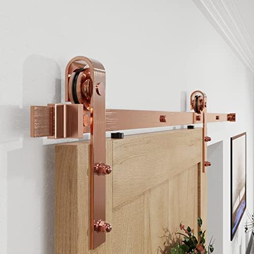 6.6FT Colorful Sliding Barn Door Hardware Track Kit (No Door) Buylikepro