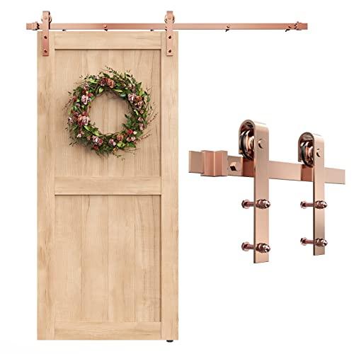 6.6FT Colorful Sliding Barn Door Hardware Track Kit (No Door) Buylikepro
