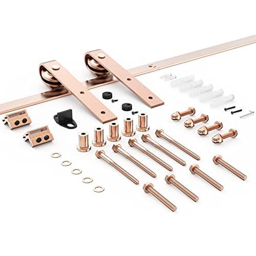 6.6FT Colorful Sliding Barn Door Hardware Track Kit (No Door) Buylikepro