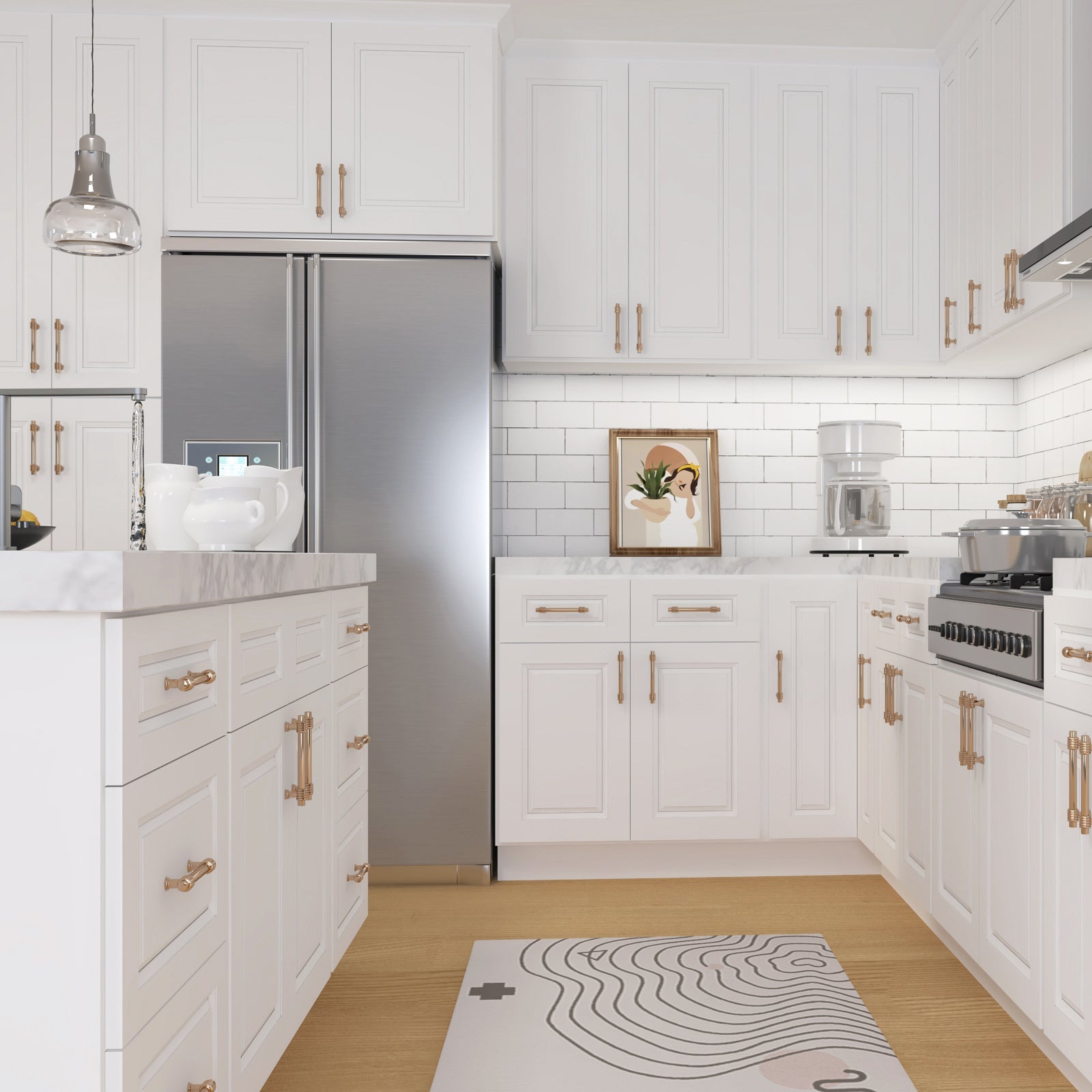 24"D Birch Solid Wood X 15"W X 34-1/2"H Base Kitchen Cabinet B15