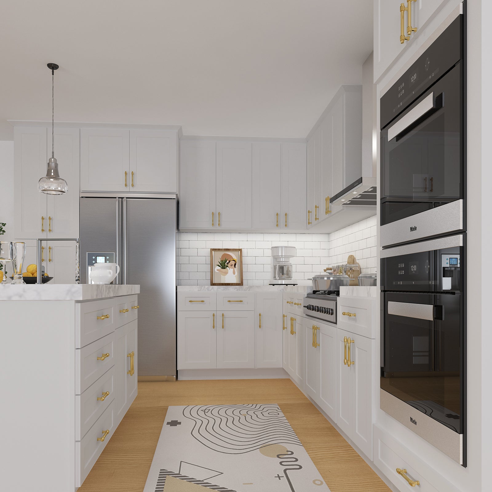 24"D Birch Solid Wood X 30"W X 34-1/2"H Base Kitchen Cabinet B33