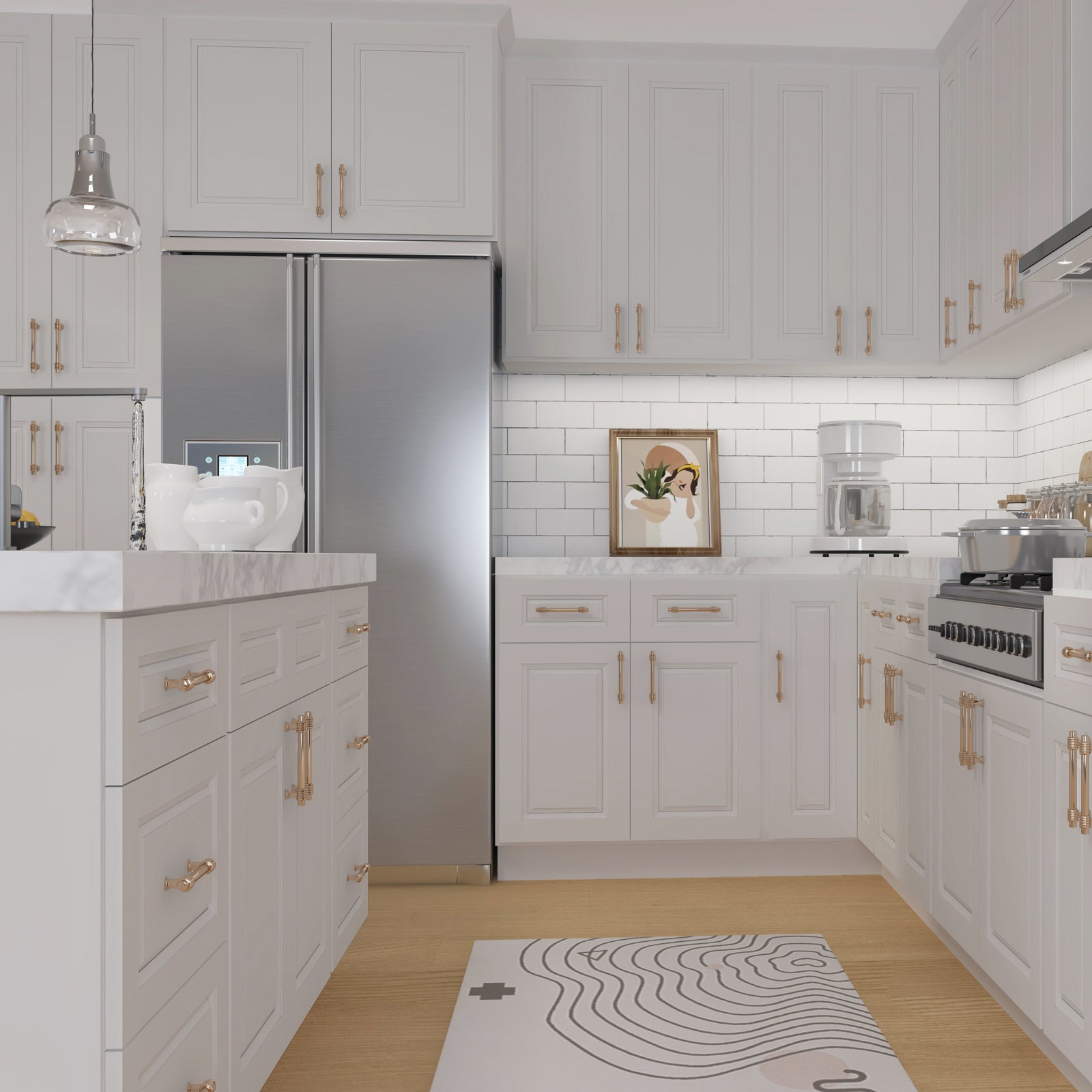 24"D Birch Solid Wood X 30"W X 34-1/2"H Base Kitchen Cabinet B30