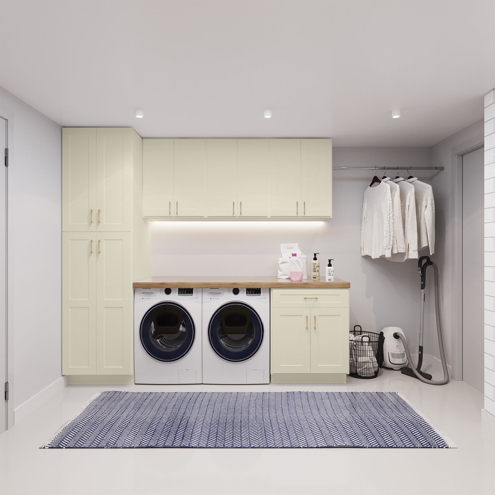 24"D Birch Solid Wood X 24"W X 34-1/2"H Base Kitchen Cabinet B24