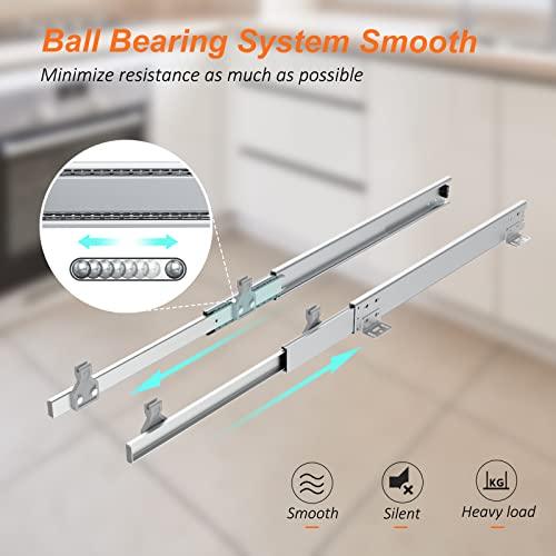 Pull Out Cabinet Organizer 20"W x 21"D, for Cabinet Pull Out Shelves Cabinet Drawers Slide Out Kitchen Cabinet Organizer Storage Shelves, Fits 21.5" Opening Cabinet Buylikepro