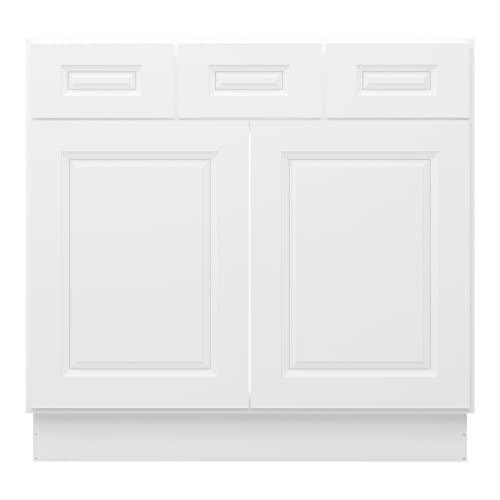 S-VSD36-SW-US-DF, 21" D36 W34.5 H, Shaker White Buylikepro